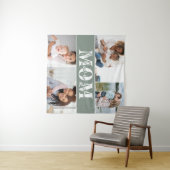 Tenture Mignon JE T'AIME MAMAN Photo de la fête des mères (En situation (horizontale))