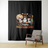 Tenture Mignonne Flamant rose Thanksgiving Je ne suis pas (En situation)