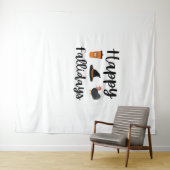 Tenture Mignonne saison d'automne Joyeux Fallidays Thanksg (En situation (horizontale))