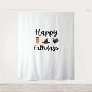 Tenture Mignonne saison d'automne Joyeux Fallidays Thanksg