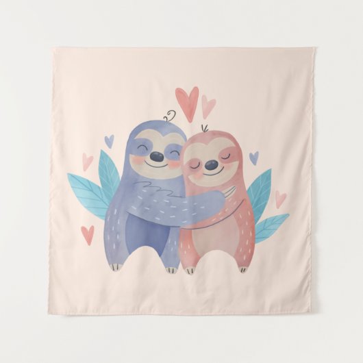 Tenture Mignonnes Fentes En Amour (Devant)