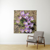 Tenture Mignons crocus de printemps (En situation (horizontale))