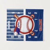 Tenture Milestone Baby Photo Prop Baseball ⚾ Sport (Devant (Horizontal))