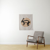 Tenture Mimbres Rabbit Art (En situation)