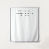 Tenture Mini-Chic élégant Mariage Jour photo fond (Devant)