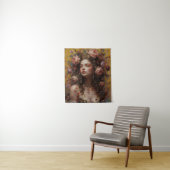 Tenture Mini Golden Bloom Tapestry – Wall Art (En situation)