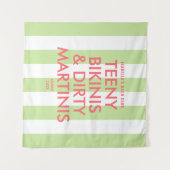 Tenture Mini maillots de bain & sales martinis Club Bach à (Devant (Horizontal))