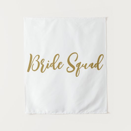 Tenture minimale add your name text bridesmaid gijd (Devant)