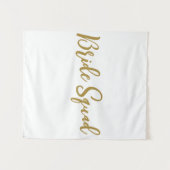 Tenture minimale add your name text bridesmaid gijd (Devant (Horizontal))