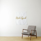 Tenture minimale add your name text bridesmaid gijd (En situation)