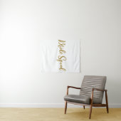 Tenture minimale add your name text bridesmaid gijd (En situation (horizontale))
