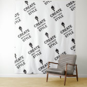 Tenture Minimalist Custom Company Branding Display (En situation)