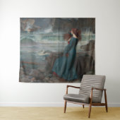 Tenture Miranda Tempest John William Waterhouse Art (En situation (horizontale))