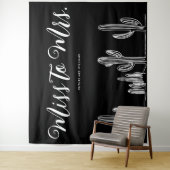 Tenture Miss to Mrs Moderne Boho Cactus Enterrement de Vie (En situation)