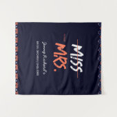 Tenture Miss To Mrs. Shower de Mariage (Devant (Horizontal))