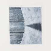 Tenture Misty Winter Forest Tapestry (Devant)