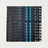 Tenture mixeur audio Studio, équipement technologique pour (Devant (Horizontal))