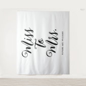 Tenture Mlle à Mme Banner Modern Boho Bachelorette (Devant)