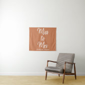 Tenture Mlle à Mme Banner Terracotta Fête des mariées Prop (En situation (horizontale))