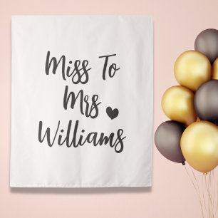 Tenture Mlle à Mme Décor de fond de Fête des mariées per