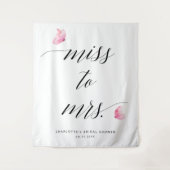 Tenture Mlle À Mme Fête des mariées Contexte (Devant)