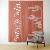 Tenture Mlle à Mme Modern Boho Western Bachelorette (En situation)