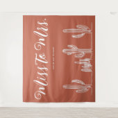 Tenture Mlle à Mme Modern Boho Western Bachelorette (Devant)