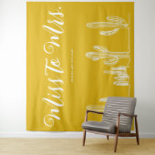 Tenture Mlle à Mme Mustard Cowgirl Cactus Bachelorette (En situation)