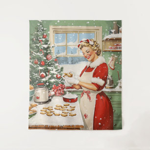 Tenture Mme Claus Plaisir De La Cuisine De Vacances