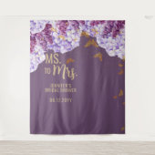 Tenture Mme Floral Butterfly Lavender (Devant)