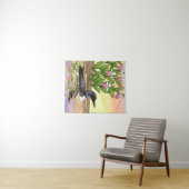 Tenture MN State Bird Flower Loon Lady Slipper (En situation (horizontale))