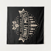 Tenture Mode de vie lent (Devant (Horizontal))