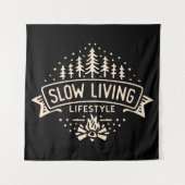 Tenture Mode de vie lent (Devant)