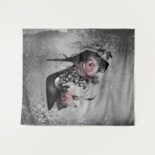 Tenture Mode gothique Stiletto talon avec Roses rose mauve (Devant (Horizontal))