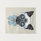 Tenture Mode Smart de chat siamois (Devant (Horizontal))
