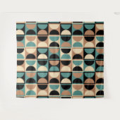 Tenture Modèle abstrait géométrique moderne du milieu du s (Devant (Horizontal))