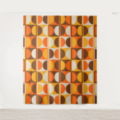 Tenture Modèle abstrait géométrique moderne du milieu du s (Devant)