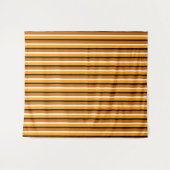 Tenture Modèle de bande orange brun (Devant (Horizontal))