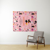 Tenture Modèle de bienvenue à la fête de Pasteloween Hallo (En situation (horizontale))