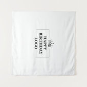 Tenture Modèle de cadeau d'anniversaire personnalisé Créat (Devant (Horizontal))