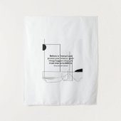 Tenture Modèle de devis minimal - Croyez en votre (Devant)