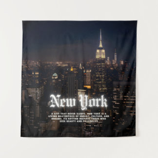 Tenture Modèle de l'affiche Skyline de New York