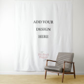 Tenture Modèle de Photobooth avec Fond personnalisable (En situation)