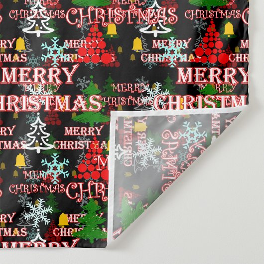 Tenture Modèle de texte décoratif Joyeux Noël