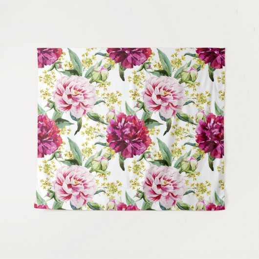 Tenture Modèle floral (Devant (Horizontal))