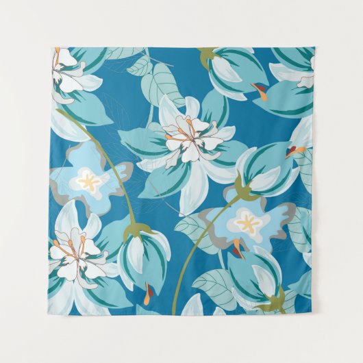 Tenture Modèle floral, design floral polyvalent. (Devant)