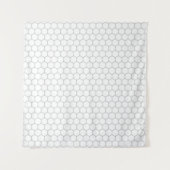 Tenture Modèle hexagone motif Honeypeb (Devant (Horizontal))