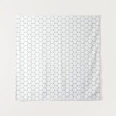 Tenture Modèle hexagone motif Honeypeb (Devant)