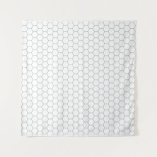 Tenture Modèle hexagone motif Honeypeb