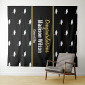 Tenture Modèle noir et blanc (En situation (horizontale))